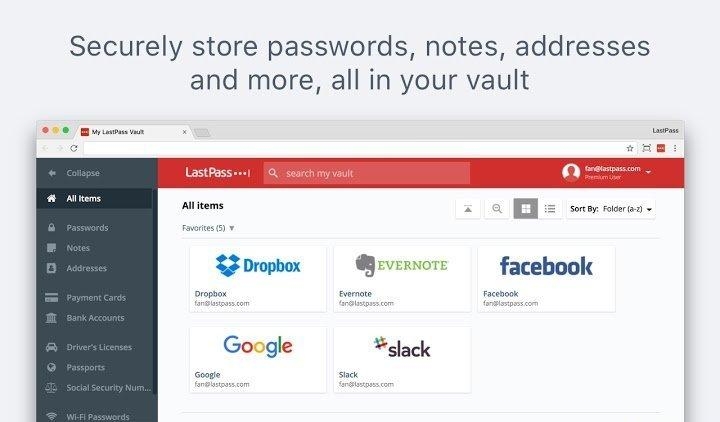 chrome密码管理插件LastPass v4.38.0 官方版